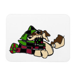 Imán Pequeño cachorro para el invierno