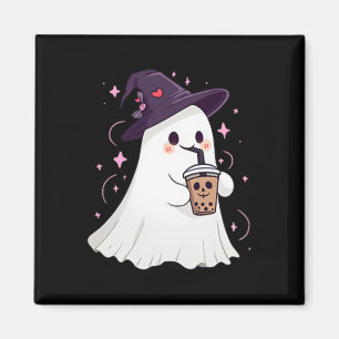 Imán Pequeño Café De Hielo Fantasma Temporada De Fantas