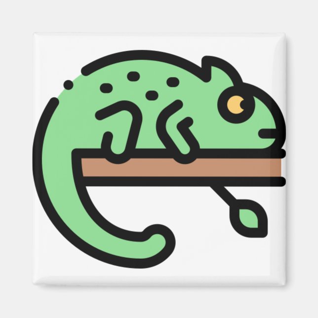 Imán Pequeño Chameleon (Frente)