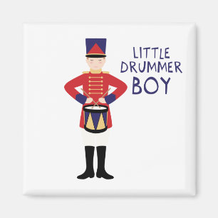 Imán Pequeño chico tamborilero