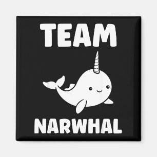 Imán Pequeño Cute Simple Equipo De Unicornio Marino Min