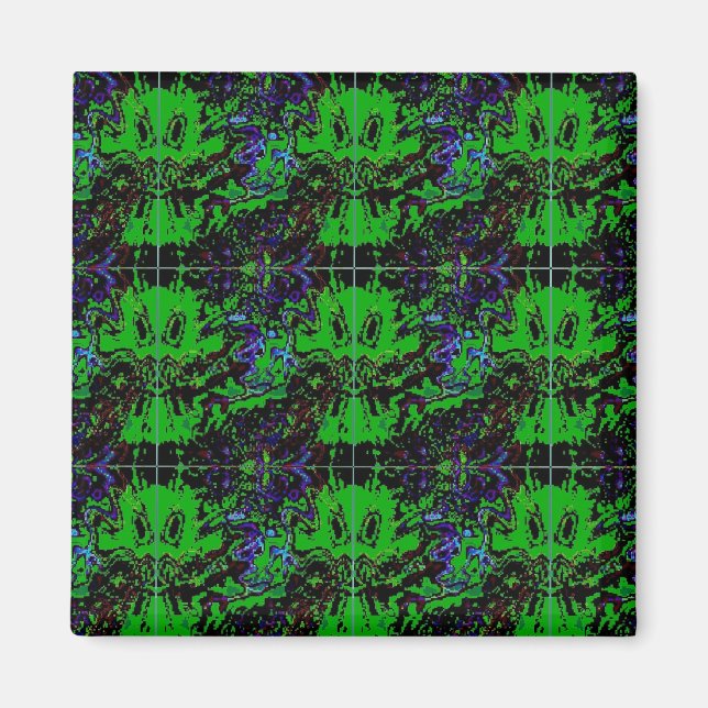 Imán Pequeño diablo verde (Frente)