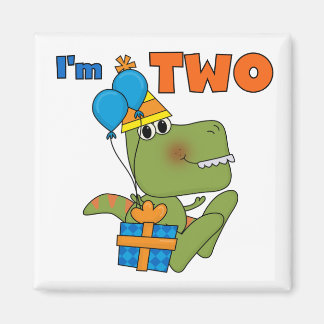 Imán Pequeño Dino 2 camisetas y regalos de cumpleaños