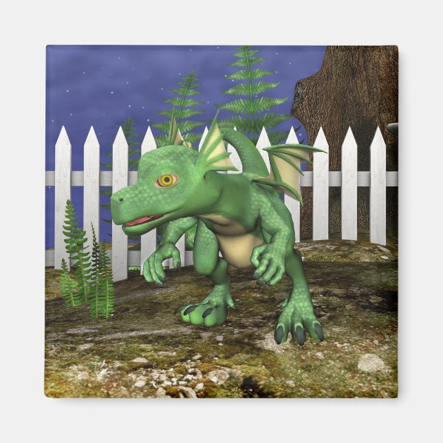 Imán Pequeño Dragón (Frente)