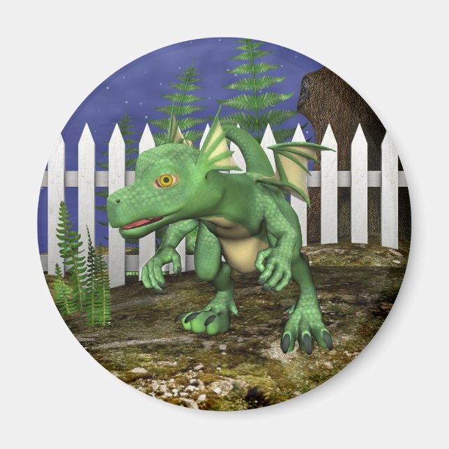 Imán Pequeño Dragón (Frente)