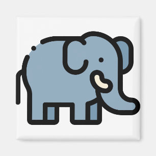 Imán Pequeño elefante