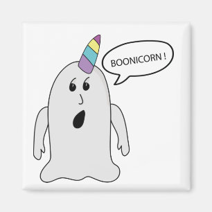 Imán Pequeño fantasma de boonicornio