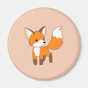 Imán Pequeño Fox curioso