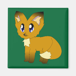 Imán Pequeño Fox desaliñado lindo