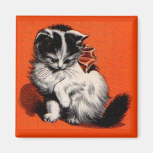 Imán pequeño gatito dulce