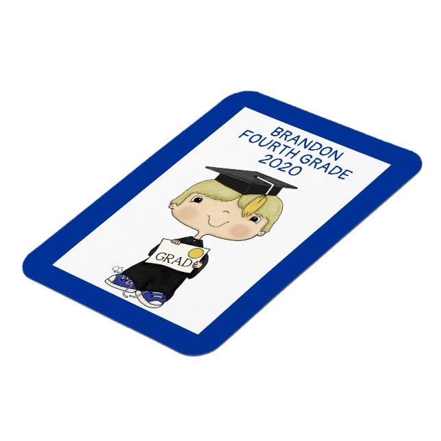 Imán Pequeño graduado de pelo rubio (Lado Izquierdo)