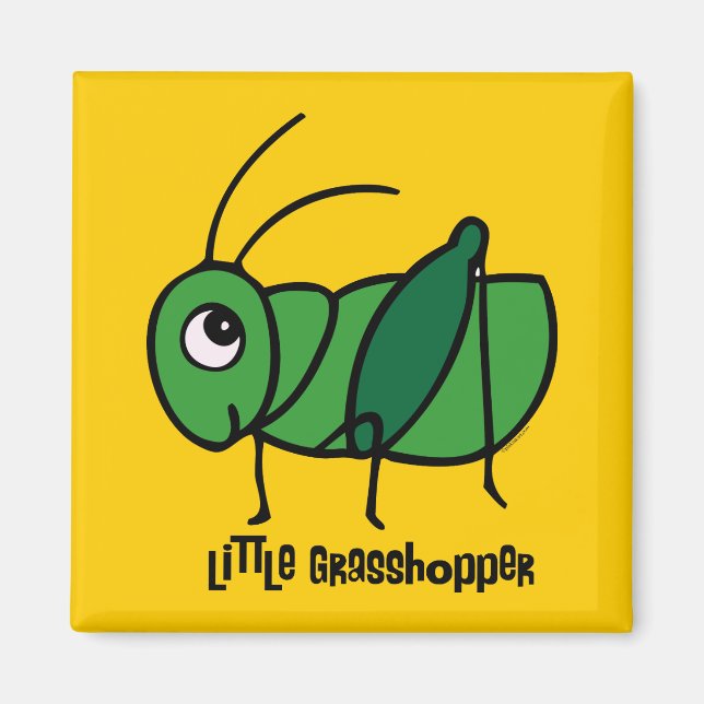 Imán Pequeño Grasshopper (Frente)