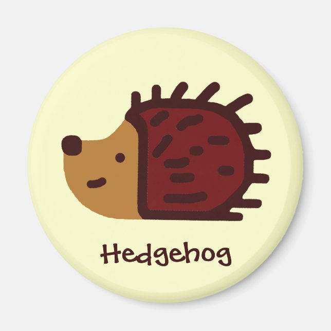 Imán ¡Pequeño Hedgehog! (Frente)