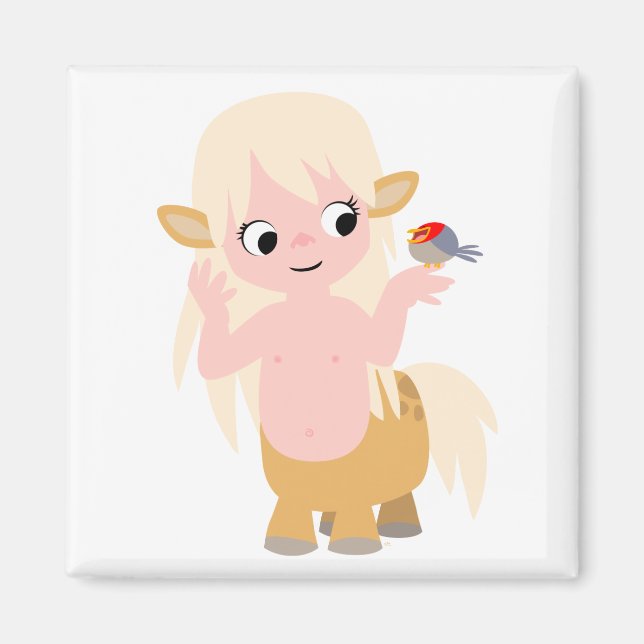 Imán Pequeño Personalizado lindo Centauress Baby T-Shir (Frente)