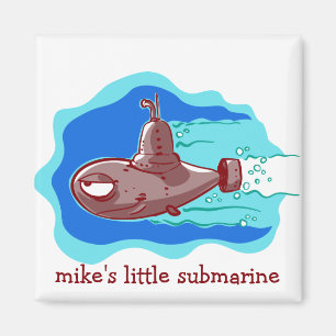 Imán pequeño submarino personalizado