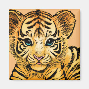 IMÁN PEQUEÑO TIGRE