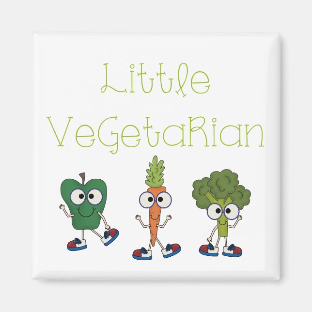 Imán Pequeño vegetariano (Frente)