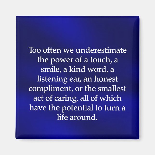 Imán Pequeños actos de cuidado (Frente)