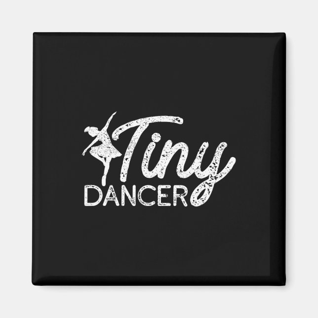 Imán Pequeños bailarines de danza dulce Chicas Salsa Ba (Frente)