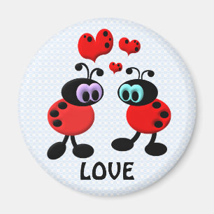 Imán Pequeños Bugs de Amor