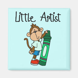 Imán Pequeños camisetas y regalos del artista del mono