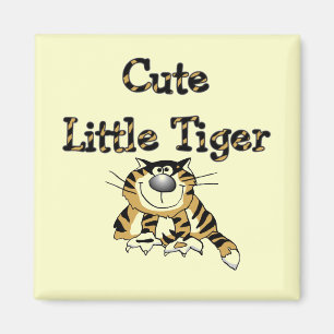 Imán Pequeños camisetas y regalos lindos del tigre