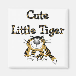 Imán Pequeños camisetas y regalos lindos del tigre