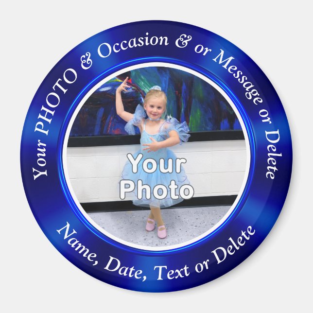 Imán Pequeños imanes fotográficos para nevera, PERSONAL (Frente)