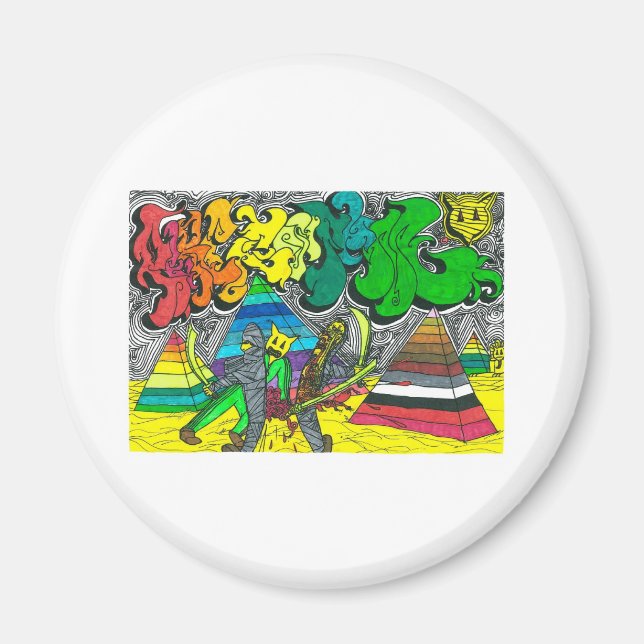 Imán Percentum Chopping Zombies (Frente)