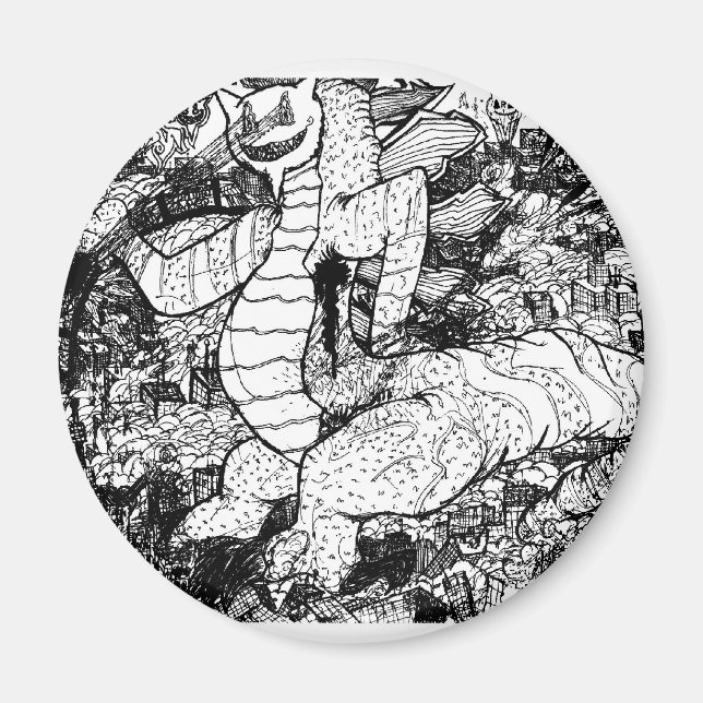 Imán Percentum Godzilla (Frente)