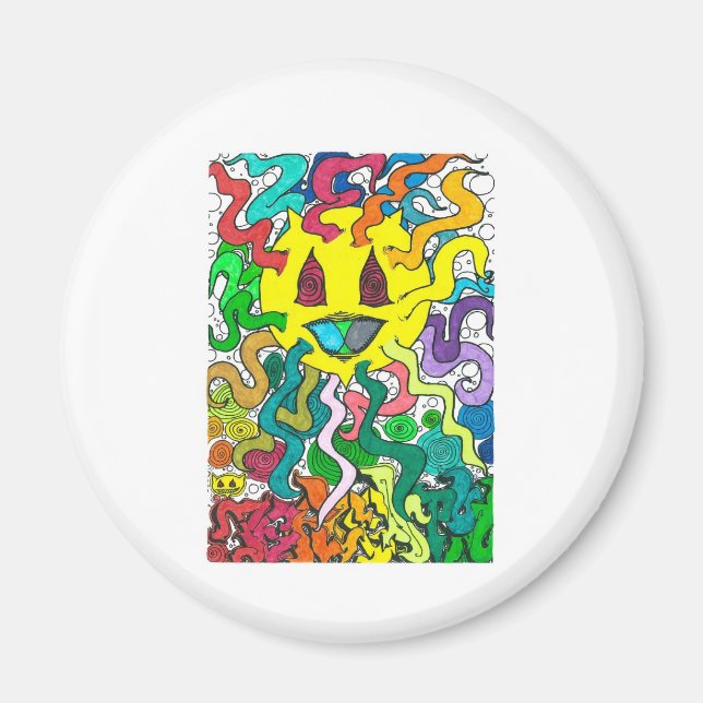 Imán Percentum Sun - Percentum Designs (Frente)