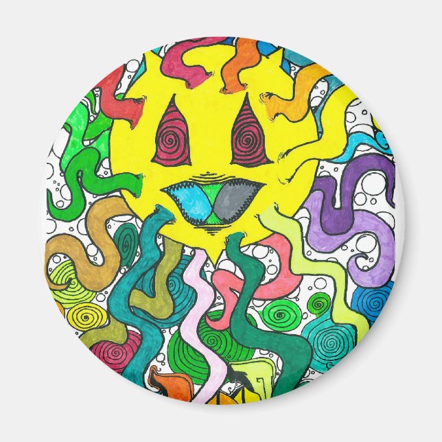 Imán Percentum Sun - Percentum Designs (Frente)