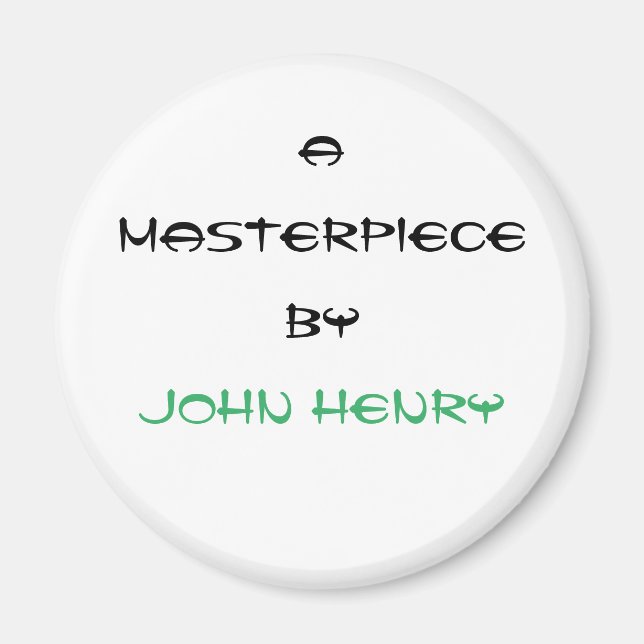 Imán Percha magnética de obra maestra (Frente)