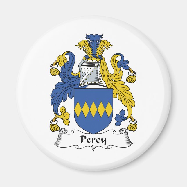 Imán Percy Family Crest (Frente)