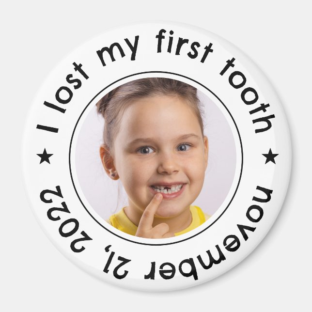 Imán "Perdí mi primer diente" (Frente)