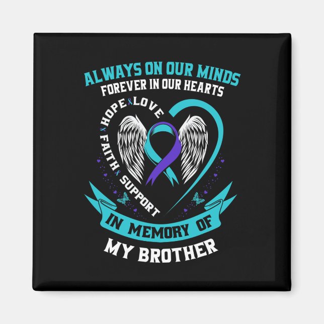 Imán Pérdida En Memoria De Mi Hermano Conciencia De Sui (Frente)