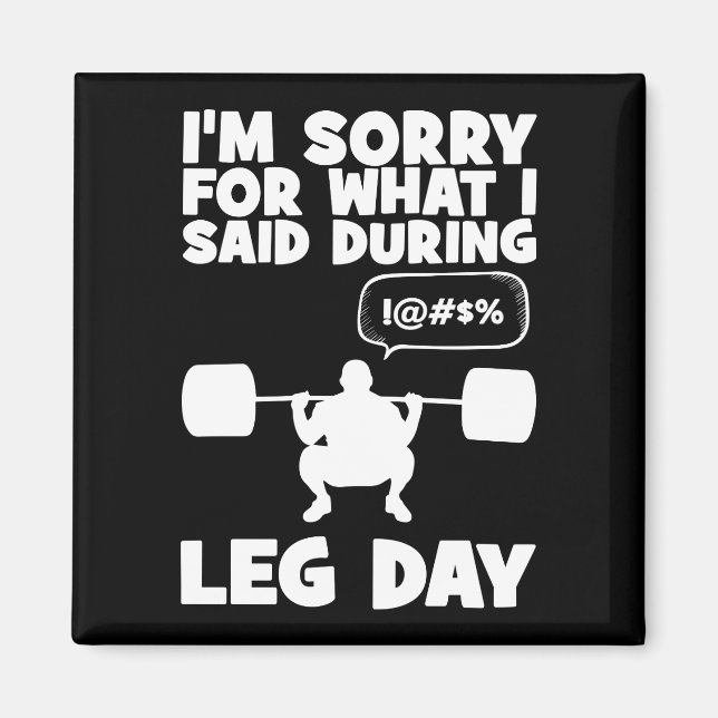 Imán Perdón Por Lo Que Dije Durante El Día De La Pierna (Frente)