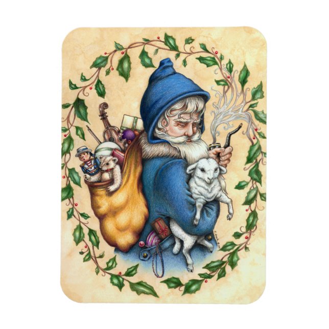 Imán Pere Noel FATHER CHRISTMAS MAGNET Rectangle (Vertical)