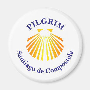 Imán peregrino del Camino de Santiago