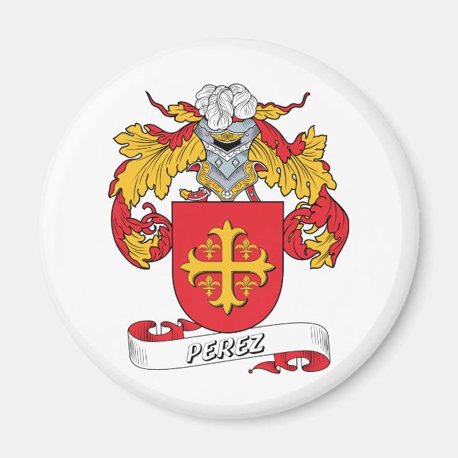 Imán Perez Family Crest (Frente)