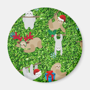 Imán pereza de Navidad