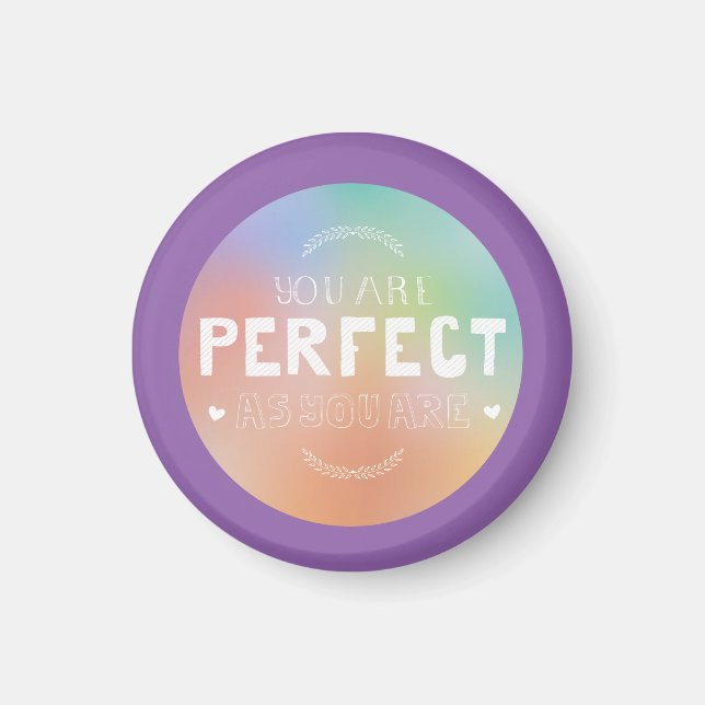 Imán Perfecto como orgullo personal de arte motivaciona (Frente)