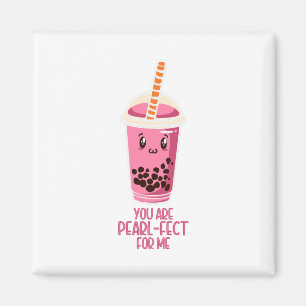 Imán Perfecto para mí boba pearl tea kawaii lindo