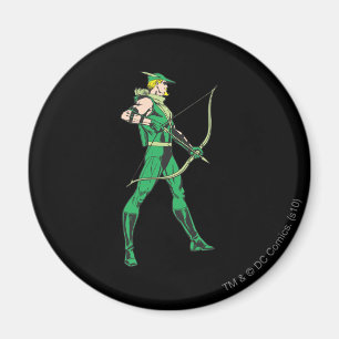 Imán Perfil de flecha verde