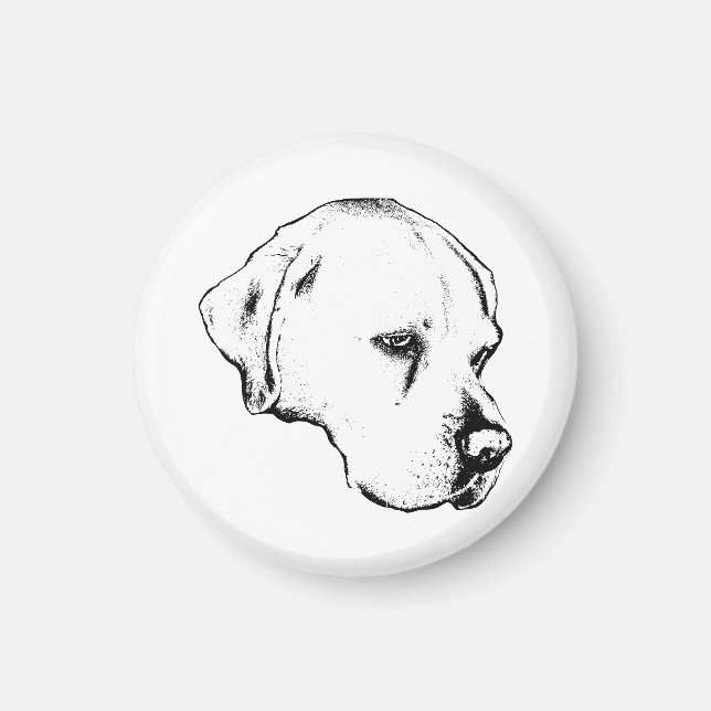 Imán Perfil de nevera tranquilo (Frente)