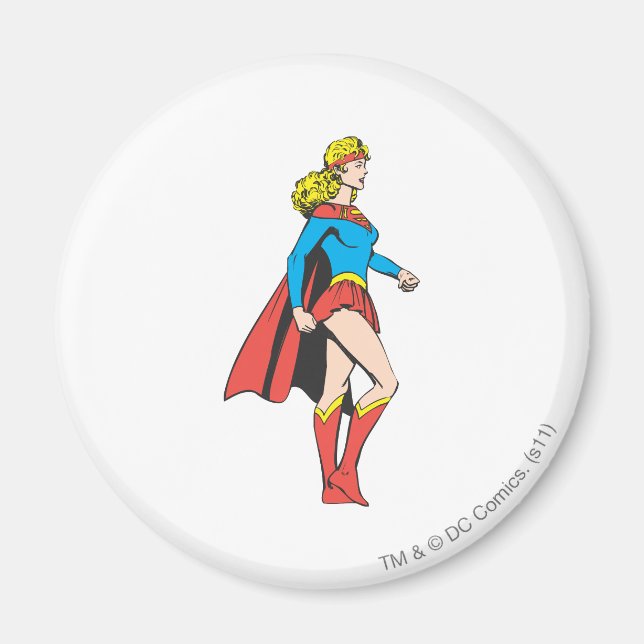 Imán Perfil de superchica (Frente)
