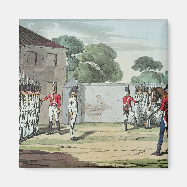 Imán Perforación de soldados, 1807 (Frente)