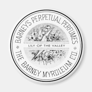 Imán Perfume de éfera ventilado en blanco y negro