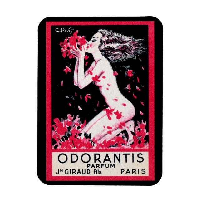 Imán Perfume francés de Odorantis de 1922 (Vertical)