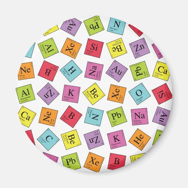 Imán Periódico elemental (Frente)